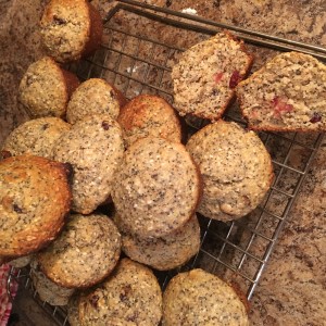 Photo of seedy muffins